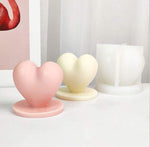 3D LOVE HEART WITH BASE SILICONE MOLD