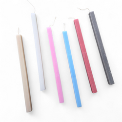 SCRATCHED SQUARE EASTER CANDLE (30x1.7x1.7cm)