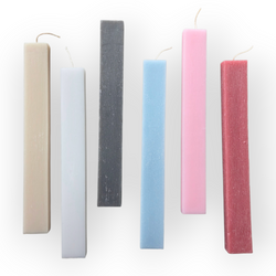 SCRATCHED FLAT EASTER CANDLE (30x3.7x1.7cm)