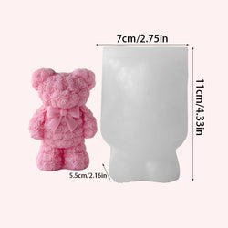 TEDDY BEAR ROSE MOLD