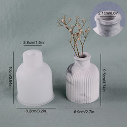 STRIPPED VASE FOR CERAMIC