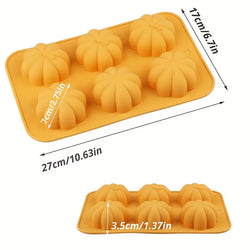 PUMPKIN MOLD - 6 CAVITY