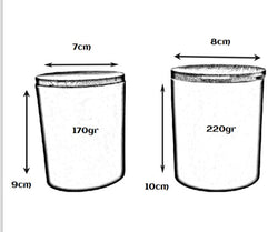 CANDLE GLASS LIGHT BLUE WITH WOODEN LID