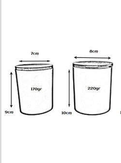 CANDLE GLASS PINK WITH WOODEN LID