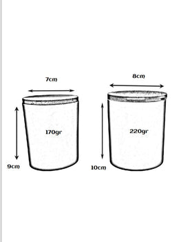 CANDLE GLASS PURPLE WITH WOODEN LID