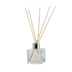 SQUARE GLASS FOR REED DIFFUSER CLEAR 100ML