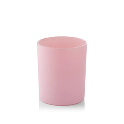 CANDLE GLASS PINK WITHOUT LID