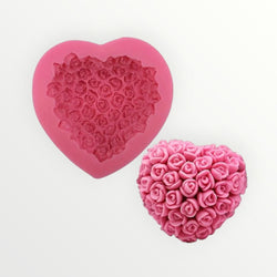 SPECIAL CONSTRUCTION MOLD HEART WITH ROSES