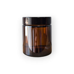 GLASS JAR AMBER 300ML