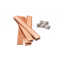 WOODEN WICKS (10 PCS)