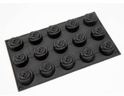 SILICONE MOLD ROSES 15 POSITIONS