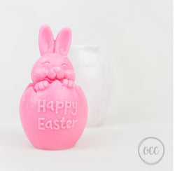 SILICONE MOLD HAPPY EASTER EGG & BUNNY
